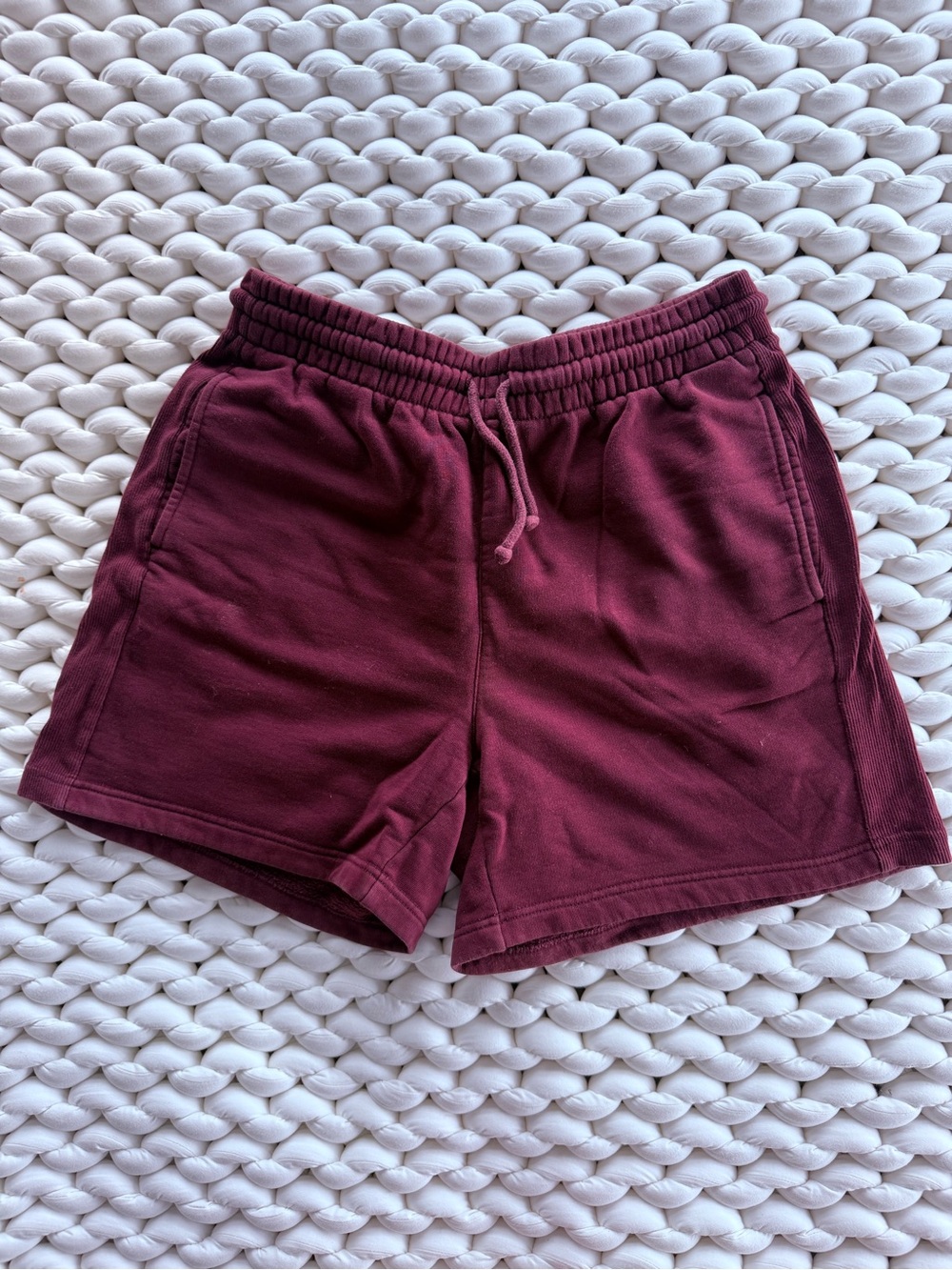 Aritzia Maroon Drawstring Casual Women’s Shorts